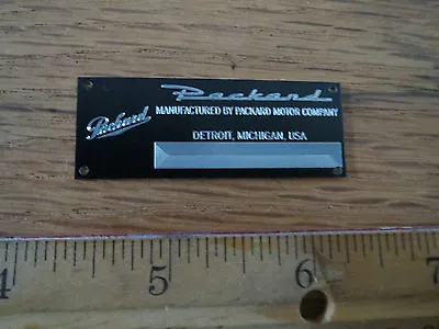 Packard Metal Display Plaque Model Diecast 1/18 1/24 1/43 Model Kit Vintage • $7.95