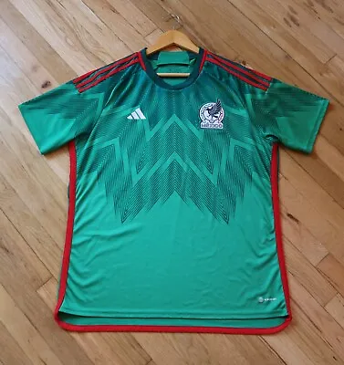 Adidas Mexico Men's XL Home World Cup 2022 Authentic Soccer Jersey • $49.99