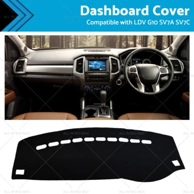 Non-Slip Dash Mat Suitable For LDV G10 SV7A SV7C Suits All Models 15-23 Black AU • $38.59