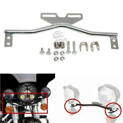 Chrome Motorcycle Light Bar For Yamaha V-Star XVS 950 1100 1300 Classic Custom • $30.95