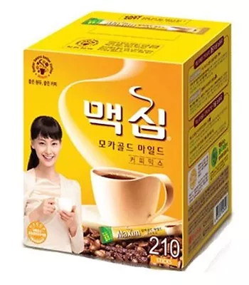 Korean Instant Coffee Mix Maxim Mocha Gold Mild 210 Sticks • $129.78