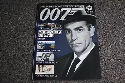 007 JAMES BOND CAR COLLECTION MAGAZINE No. 33 - CHEVROLET BEL AIR - DR. NO • £3.49