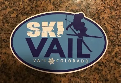 Vail Ski Sticker - Skiing Snowboarding Colorado Mountain Sports • $3.99