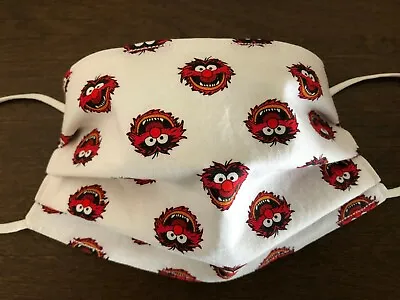 The Muppets - Animal Face Mask. 100% Quilters Cotton. Kids Teen & Adult Sizes.  • $2.99