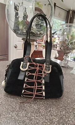 Ugg Vintage Black Bag . Shoulder Bag Or Satchel Excellent Condition • $65