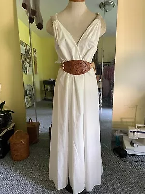 £43.51 • Buy Vintage Salvatore Ferragamo Leather Laser Cut Boho Belt