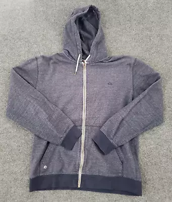 Quicksilver Hoodie Full Zip Men's XL Blue Polyester Blend • $16.99