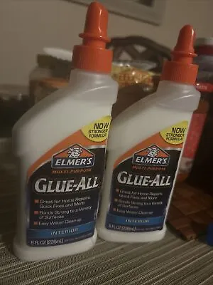 Lot Of Two Elmer's Glue-All Multi-Purpose Liquid Adhesive Glue; 8 Oz; Interior • $6