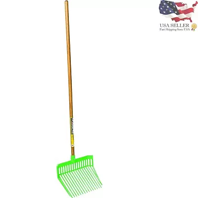 Durable Pitch Fork For Manure & Stable Clean Up - Lime Green - 13.125  X 15.125  • $109.99