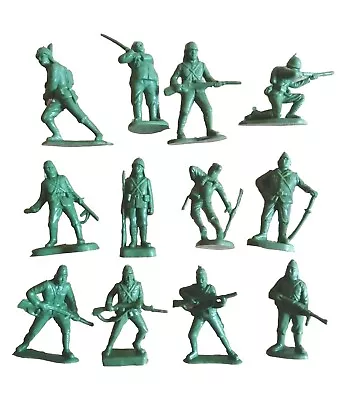 Marx  Japanese WWII  Pacific War Unpainted 12 Poses 20 Figures   • $7.46