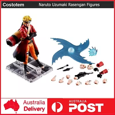 Anime Naruto Shippuden Uzumaki Rasengan Action Figures Movable Model Toys 14CM • $42.89