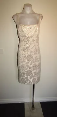 $35 • Buy Evan Picone Size 16 Embossed Cocktail Evening Wedding Party Formal Dress