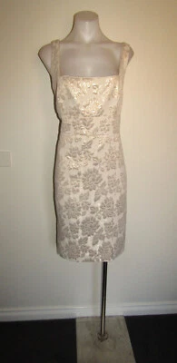 $35 • Buy Evan Picone Size 16 Embossed Cocktail Evening Wedding Party Formal Dress