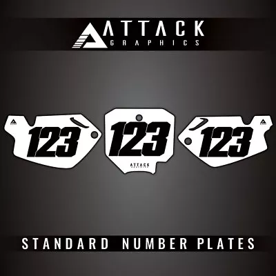 Attack Graphics Number Plate Backgrounds For Honda CR80R 2000 • $40.30