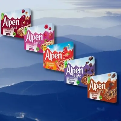 Alpen Cereal Bars (5 Bars In A Pack) Selection • £2.98