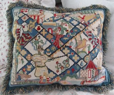 EHRMAN Annabel Nellist HORN PLAYERS Needlepoint Tapestry Kit RARE Medieval Music • $170.54