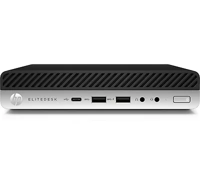 HP 800 G3 Mini Desktop Computer I5 7500T SSD Win 11 Pro Built In Wifi • $249