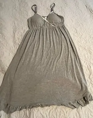 Secret Treasures Women's Sleeveless Gray Maternity Nightgown Size Lg/XL • $7.99