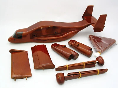$49.95 • Buy Beautiful V22 Osprey Unassembled Wood Airplane Model
