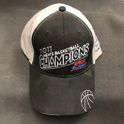 NCAA 2011 Men's Basketball Uconn Champions Adjustable Hook-and-Loop Hat Cap NEW • $15.99