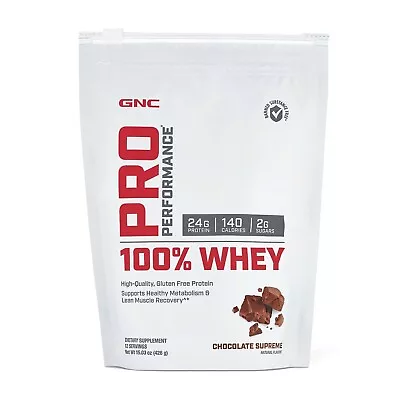 GNC Pro Performance 100% Whey Protein Powder - Chocolate Supreme 12 Servings • $14.49