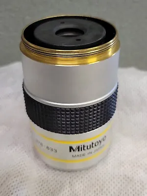 Mitutoyo Bd Plan Apo 10 0.28 F=200 Microscope Objective  378-833 • $399.99