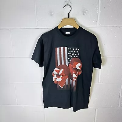 Vintage Kanye West Shirt Mens Small Black 2012 Jay Z Watch The Throne Rap Tee • £33.95