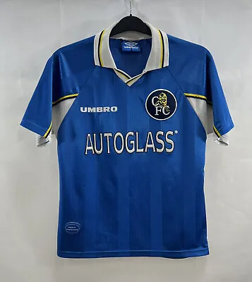 Chelsea Home Football Shirt 1997/99 Adults Small Umbro C123 • £99.99