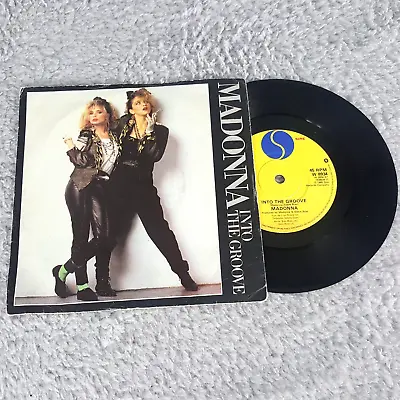 Madonna Into The Groove 7  Vinyl Record Sire W8934 (1985) Picture Sleeve • £6.80