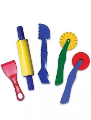 Chenille Kraft 9762 Clay Dough Tools Set 5 Piece Assorted Colors • $7