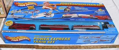 Mattel Hot Wheels Power Express Train Set Boxed Sealed • $99.99