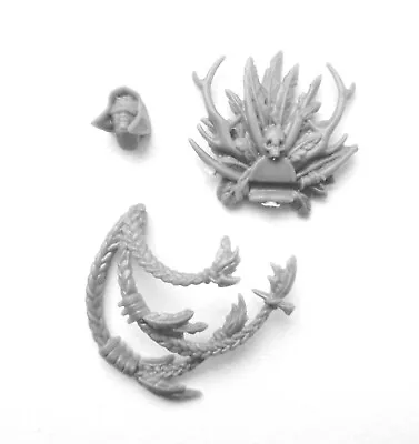 Warhammer 40K Necromunda House Escher Death Maiden Head & Headdress (A) • £4