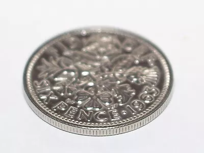 £1.99 • Buy Shiny Lucky Silver Sixpence Coin 1947 - 1967  A Great Gift For Luck 