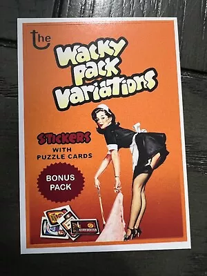 2018 WACKY PACKAGES Variations PIN UP GIRLS Complete Your Set GPK U Pick RARE • $9.99