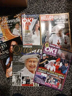 Queen Elizabeth Kate Middleton Magazines -. Jubilee Weddings Etc • £24.99