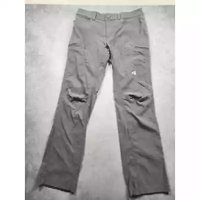 Eddie Bauer First Ascent Pants Mens 34x34 Gray Hiking Utility Camping Fishing • $24.99