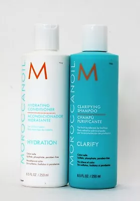 Moroccanoil Clarify Shampoo And Hydration Conditioner 8.5 Fl Oz • $47.99