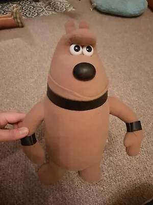 Wallace & Gromit  Plush Soft Toy 15”  Vintage Preston Dog • £12