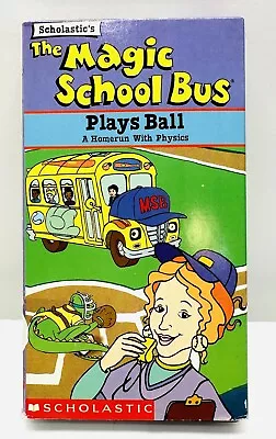 THE MAGIC SCHOOL BUS PLAYS BALL A Homerun With Physics VHS Home Video Cassette • $10.99