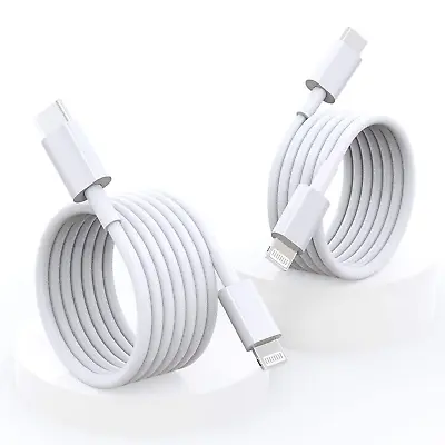 $13.75 • Buy USB C To Lightning Cable,  Iphone 12 Fast Charger Cable, 2Pack 2M 【Mfi Certified