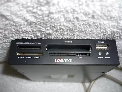 LOGISYS Internal Memory Card Reader All-In One Reader/Wider Excellent Working C • $4