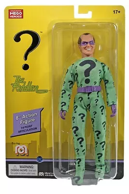 2021 Mego DC Comics Super Heroes  Batman THE RIDDLER  8  Action Figure MOC • $15