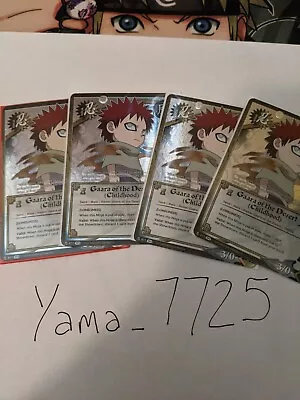 Naruto TCG CCG 5th Kazekage Gaara Childhood Chibi English Near Mint TP1  • $50