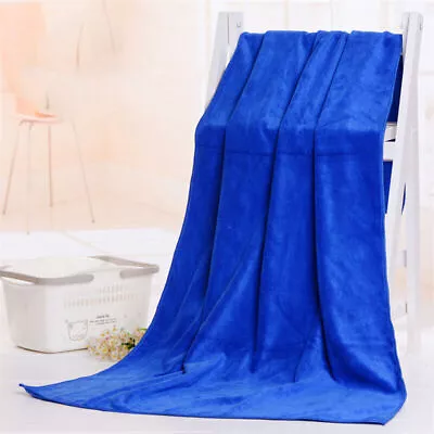 Extra Large Microfibre Lightweight Beach Towel Quick Dry Travel Towel Bath Sheet • £7.89