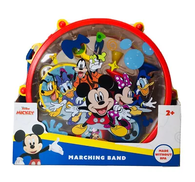 Disney Junior Mickey Mouse Toy 10 Piece Marching Band Drum Set • $22.99