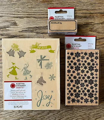 Martha Stewart Frosty Elegance Stamp All Over And Regular Stamps Set • $30