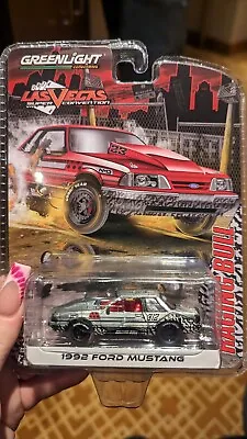 Greenlight 1992 Ford Mustang GT Drag Car 2024 Vegas Convention Raw CHASE • $129