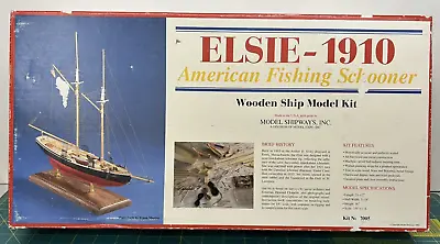 Model Shipways Elsie 1910 American Fishing Schooner Wooden Model Ship Kit # 2005 • $59.99