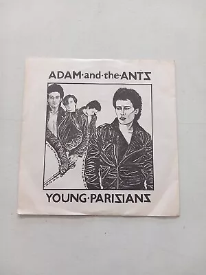 Adam And The Ants Young Parisians 7 Inch Vinyl Single Blue Injection Label • £4.99