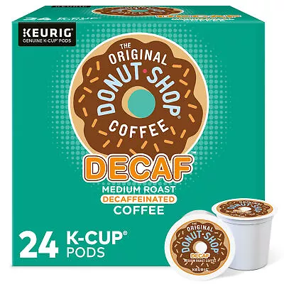 The Original Donut Shop Decaf Keurig K-Cup Pods Medium Roast Coffee 24 Count • $13.99